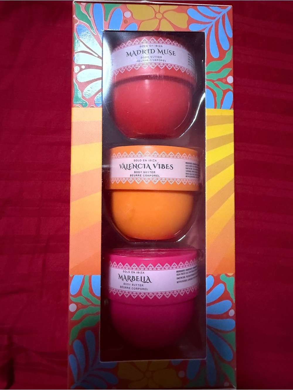 Solo en Ibiza Mini Nourishing Body Butters Mini Body Butters Set NWT